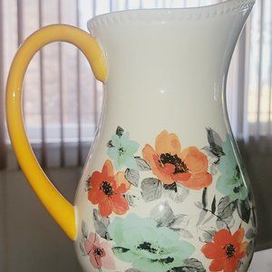The Pioneer Woman Flea Market Decorated Floral 2-Quart Pitcher